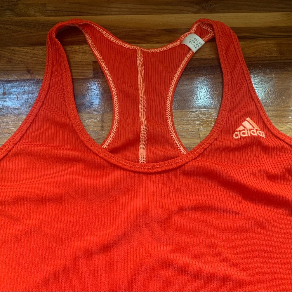 Adidas tank top orange - Women’s XS